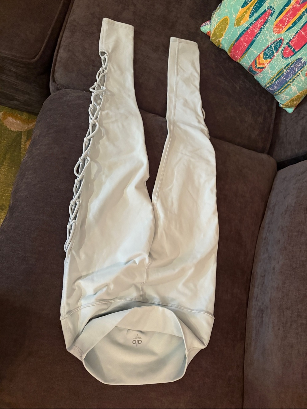 ALO Yoga Light green pants leggings